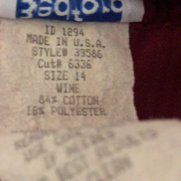 Woman’s VTG Y2k rare burgundy Corduroy button wine blazer coat with pockets - Picture 10 of 12